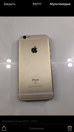 Продам  iPhone 6s gold/16 GB в идеальном состоянии.Телефон с первых дней был в з. . фото 2