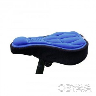 Мягкий и удобный чехол для велосипедного седла, оснащенный специальным силиконов. . фото 1