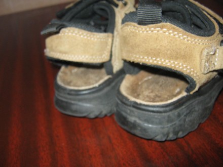 Босоножки детские кожаные Bobbi shoes. В хорошем состоянии. Длина стельки 17,5см. . фото 6