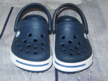Продам стильные кроксы Crocs (оригинал), размер 4-5 (EU 21-22).
Длина по стельк. . фото 1