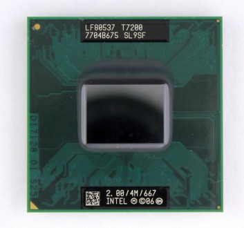 Двухъядерный процессор Intel Core 2 Duo T7200

Тактовая частота 2.00 GHz
Кэш-. . фото 2