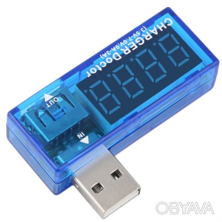 USB Тестер вольтметр амперметр Charger Doctor
Компактный измеритель текущих зна. . фото 1