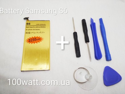 Усиленный аккумулятор Samsung Galaxy S6 g9200.

Новые литий-полимерные аккумул. . фото 2