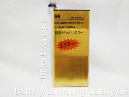 Усиленный аккумулятор Samsung Galaxy S6 g9200.

Новые литий-полимерные аккумул. . фото 4