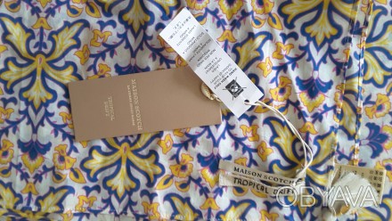 Ультрамодный платок Maison Scotch ( 1 шт)  112×112, Нидерланды впустит морской б. . фото 1