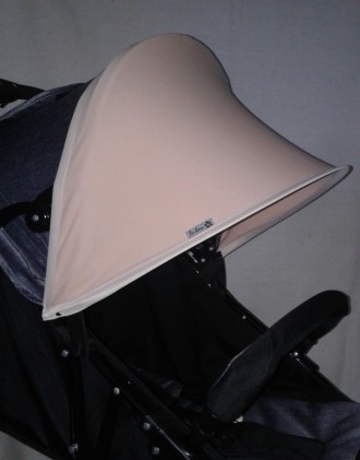 Новый козырек на колясочку из бифлекса. Защита от солнца, ветра и посторонних гл. . фото 8