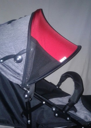 Новый козырек на колясочку из бифлекса. Защита от солнца, ветра и посторонних гл. . фото 10