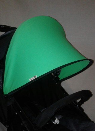 Новый козырек на колясочку из бифлекса. Защита от солнца, ветра и посторонних гл. . фото 3