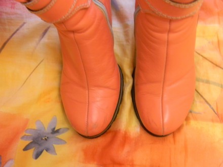 Зимові жіночі чобітки українського виробництва з натуральної шкіри, з натуральни. . фото 7