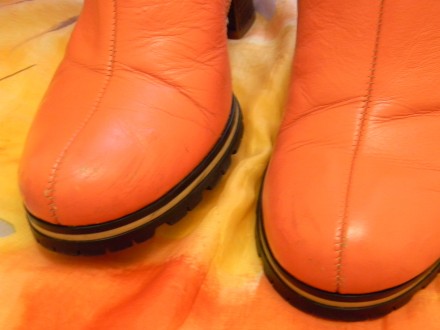 Зимові жіночі чобітки українського виробництва з натуральної шкіри, з натуральни. . фото 8
