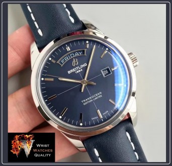 BREITLING - Transocean Day & Date Aurora Blue Automatic - Steel (Limited)
Ref: . . фото 2