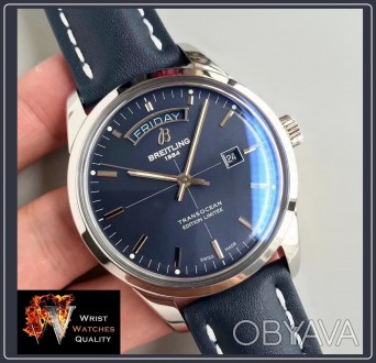 BREITLING - Transocean Day & Date Aurora Blue Automatic - Steel (Limited)
Ref: . . фото 1