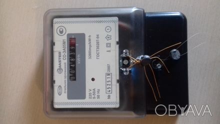 Описание Счетчик электрической энергии электронный однофазный СО-ЭА05М1 Cчетчик . . фото 1