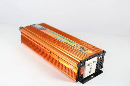 Преобразователь авто инвертор UKC 12V-220V 2000W Gold
Прибор предназначен для п. . фото 6