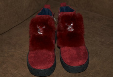 Стильные демисезонные ботинки бордового цвета. Обеспечат комфорт и удобство Ваше. . фото 3