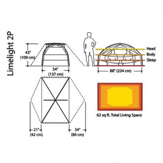 Простота - один из главных принципов двухместной трехсезонной палатки Marmot Lim. . фото 7