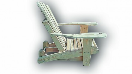 Кресло качалка Адирондак для терасы , сада , дома . Удобное качающееся кресло , . . фото 3