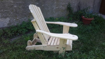 Кресло качалка Адирондак для терасы , сада , дома . Удобное качающееся кресло , . . фото 5