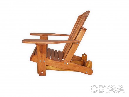 Кресло качалка Адирондак для терасы , сада , дома . Удобное качающееся кресло , . . фото 1
