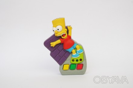Игрушка Барта на скейте. Из оригинальной линейки игрушек, выпускаемой в Америке.. . фото 1