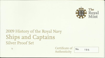 ПРОДАМ набор монет Великобритания 2009 г  6 x 5 £ 
История королевского флота К. . фото 9