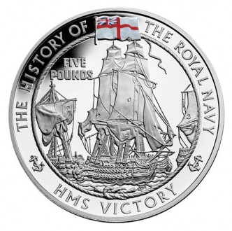 ПРОДАМ набор монет Великобритания 2009 г  6 x 5 £ 
История королевского флота К. . фото 6