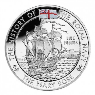 ПРОДАМ набор монет Великобритания 2009 г  6 x 5 £ 
История королевского флота К. . фото 4