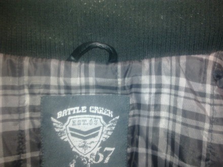 Продам качественную кожаную куртку фирмы "BATTLE CREEK" на балоневой подкладке н. . фото 7