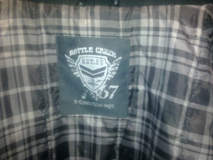 Продам качественную кожаную куртку фирмы "BATTLE CREEK" на балоневой подкладке н. . фото 4