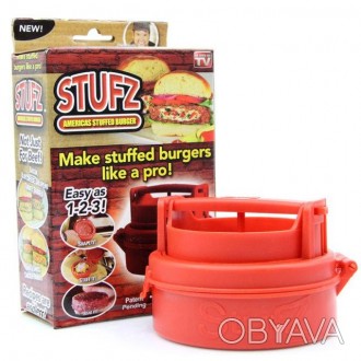 Форма для гамбургеров Stufz Sliders поможет приготовить идеальные по размеру, ве. . фото 1