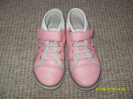 Продам рожеві черевички 28 р. на дівчинку. У досить хорошому стані, зручні (на л. . фото 3
