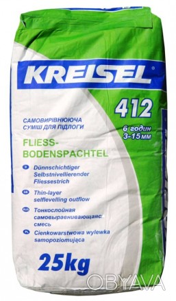 Самовыравнивающая смесь Kreisel 412 используется для выравнивания новых или ремо. . фото 1