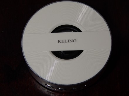 Новая Bluetooth  колонка « KELING». Корпус колонки  - это сочетание белого ABS п. . фото 2