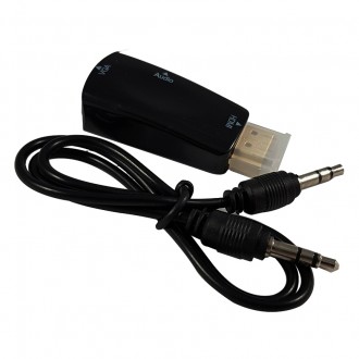 Переходник HDMI-VGA + Audio позволяет передавать видео и изображения с устройств. . фото 8