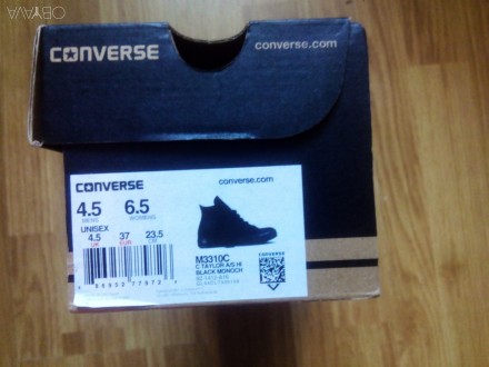 Легендарні кеди Converse,оригінал,унісекс.Розмір 37;mens 4.5;womens 6.5.Країна в. . фото 5