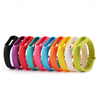 Разноцветные ремешки на фитнес браслет Xiaomi Mi Band 2. 
Отличное качество. Мя. . фото 2