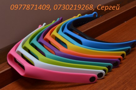 Разноцветные ремешки на фитнес браслет Xiaomi Mi Band 2. 
Отличное качество. Мя. . фото 3