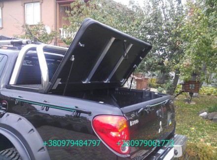 Алюминиевая крышка багажника Mitsubishi L200, крышка багажника Митсубиси Л200. К. . фото 7