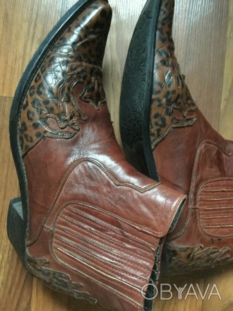 Продам кожаные ботинки40 р,отличное качество,фабричная Турция ,состояние новых. . фото 1