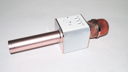 Микрофон Q9 портативный караоке с динамиком с чехлом (Розовый)
Портативный Кара. . фото 7