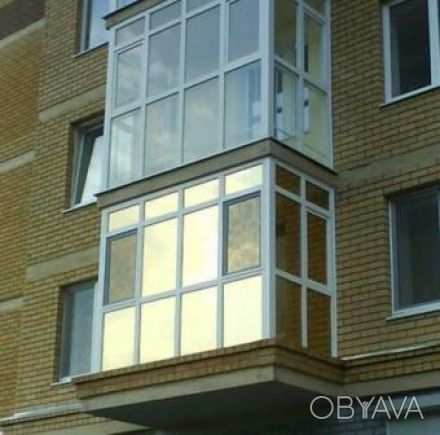Затонировав балкон можно придать красивый внешний вид с эффектом зеркала, и скры. . фото 1