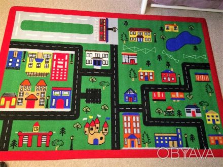 Продам новый детский коврик город с дорогами для игры в детскую комнату,производ. . фото 1