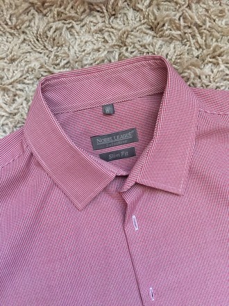 Рубашка як нова, дуже гарна розміру М, (39) 15,1/2, дуже гарна якість, візерунок. . фото 3