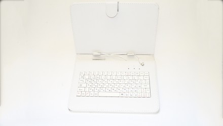 Чехол клавиатура для планшета 9" EN-Rus MicroUSB Белый
Отличный чехол с качеств. . фото 8