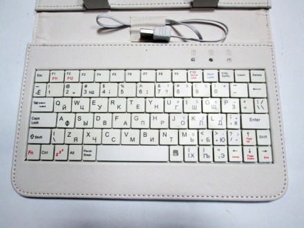 Чехол клавиатура для планшета 7 EN-Rus USB Белый
Отличный чехол с качественной . . фото 5