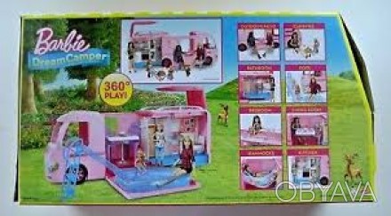 Ігровий набір Barbie DreamCamper - новий розкішний Кампер фуогон - багатофункціо. . фото 1