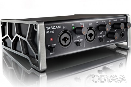 Аудио интерфейс Tascam US 2×2
TASCAM US-2×2 USB — это USB/MIDI аудиоинтерфейс, . . фото 1