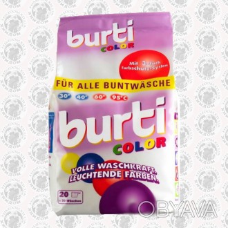 Стиральный порошок Burti Color NB универсальный 1.5 кг — идеально подходит для п. . фото 1