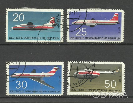 Продам марки Германии (ГДР)  4 шт  (гашеные) 40 грн
1969 г. Авиация - Самолеты . . фото 1
