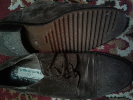 Взуття для хлопчика :туфлі замшеві коричневоого кольору дуже добротні міцні у ду. . фото 6